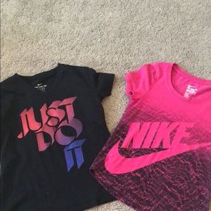 Girls Nike t-shirts - lot of 2